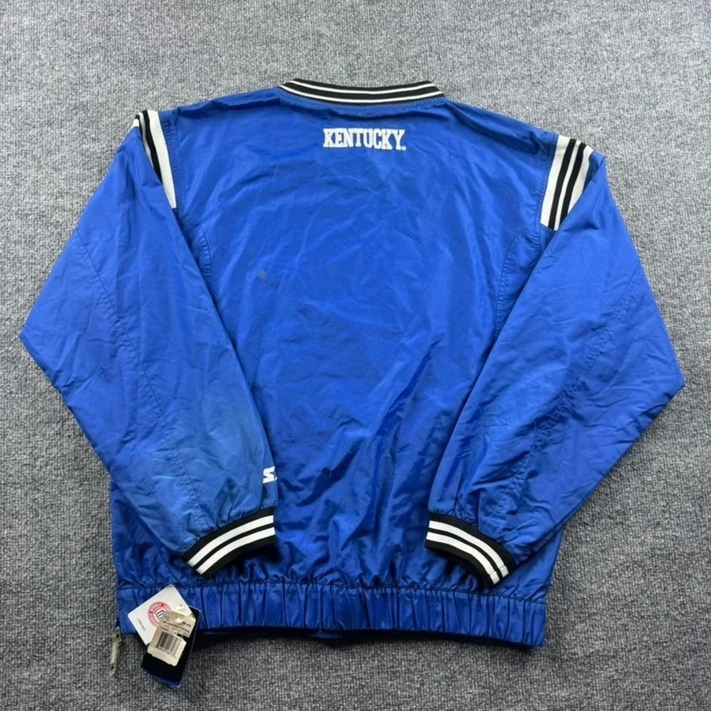 Starter Kentucky Wildcats Jacket Boys XL Blue Vintage 90s Pullover Windbreaker